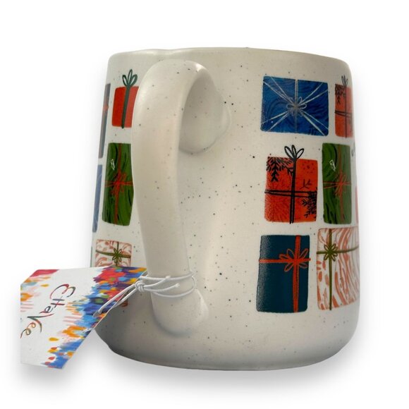 Etta Vee Merry Merry Holiday Ceramic Coffee Tea Latte Mug NWT Fun Gift Teacher - Picture 7 of 9
